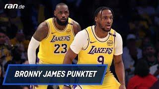 NBA-Highlights: Historisch! Bronny James punktet erstmals | ran NBA | Basketball