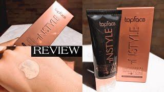 TOP FACE INSTYLE IDEAL SKIN TONE FULL COVERAGE FOUNDATION REVIEW | BONANZA SATRANGI MAKEUP