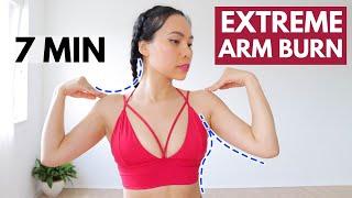 7 Min fast & effective ARM BURN, lose bra bulge, sculpt shoulder line & collarbone area | Hana Milly