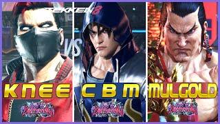 Tekken 8 ▰ KNEE (Bryan) Vs CBM, MULGOLD (Jin, Feng) ▰ High Level Gameplay