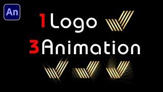 Logo Animation - three simple animation techniques with one logo.