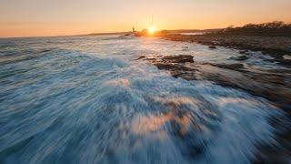 Sunset Swell   Cinematic FPV | Gloucester MA Eastern Point Lighthouse