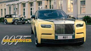 New Rolls Royce Phantom Celebrates Goldfinger 007 Movie with a Stunning Gold Finish