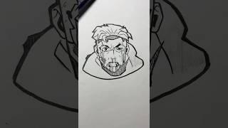 Fine lining my invincible drawing!#invincible #invincibleseason3 #drawing #art