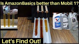 Is AmazonBasics Full Synthetic Motor Oil better than Mobil 1? Let's find out!