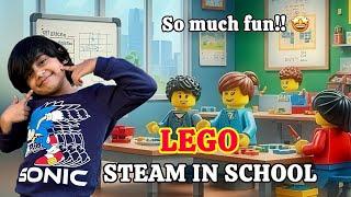 LEGO STEAM NIGHT IN SCHOOL | Building Blocks | Sehrish & Luqman Family!
