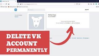 How To Delete VK Account Permanently