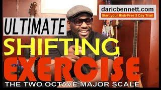 ULTIMATE SHIFTING EXERCISE (2 OCTAVE MAJOR SCALE) Bass Guitar Tips ~ Daric Bennett's Bass Lessons