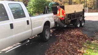 Fall clean up with Billy Goat Debris Loader