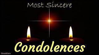 condolences
