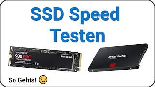 M2 SSD Speed Test  Geschwindigkeit testen  Lesegeschwindigkeit & Schreibgeschwindigkeit