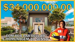 R$34,000,000.00 MANSION IN ALPHAVILLE - SÃO PAULO - HOUSE IN HOMAGE TO SENNA