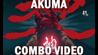 Street Fighter V: Akuma combo video