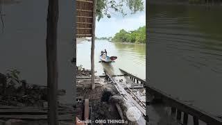 Boat Bridge !? #facts #interesting #jugaad #amazing #howitsmade #sustainability #ideas #machine