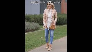 패션 셀럽 Petra Dieners style #중년코디 #fashion #lookbook