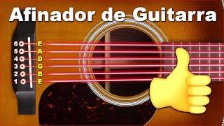 🟢AFINADOR DE GUITARRA ONLINE, PARA AFINAR LA GUITARRA ACÚSTICA con Cuerdas y Acordes Estándar EBGDAE