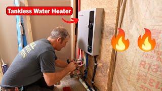 Electric Instant Tankless Water Heater   Garage Home Office Bathroom