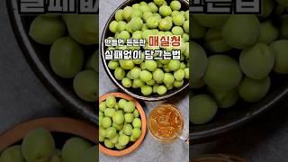 6월에 담그는 매실청 실패없이 담그는 방법#매실청#매실청담그는방법