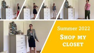 SHOP MY CLOSET | TRYING ON AND STYLING LESSER WORN SUMMER CLOTHES