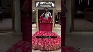 Red Heavy Bridal Lehenga CholiShopping in Chandni Chowk#shorts #ashortaday #lehenga #lehengacholi