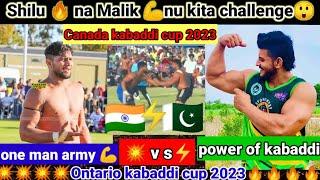 Malik binyameen vs Shilu bahuakbarpur | Canada kabaddi cup 2023 |@livekabaddi