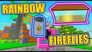 Rainbow Fireflies Update in Roblox Islands || New Insect Case, Nets and Firefly Lantern