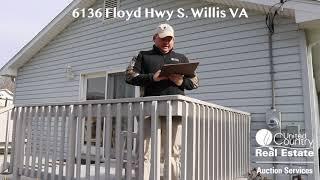 Country Home & Acreage for Sale at Auction in Floyd VA