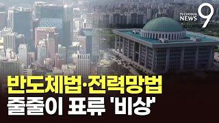 '반도체법·전력망법' 올스톱 위기…재계 만난 최상목 "경영 위축 없도록" [뉴스9]