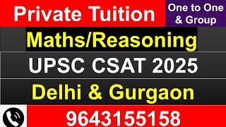 Private tuition for csat in gurgaon|private online tuition for csat in gurgaon