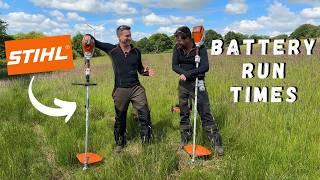 How Long Do STIHL Batteries Last? We Test AK vs AP Batteries In the KM Kombis.