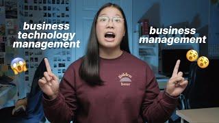 Business TECHNOLOGY Management (BTM) OR Business Management (BM)? Which program should you choose?