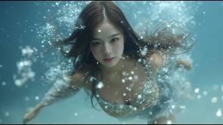 The Girl Beneath the Light (AI 4K MV) — A Cinematic Underwater Fantasy  #suno #midjourney