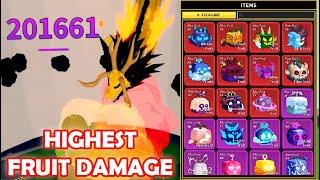 Blox Fruits OP!! Comparing Every Fruit Max Damage!