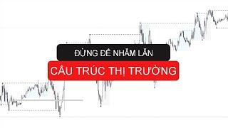 Đừng để nhầm lẫn về cấu trúc của thị trường (Market Structure) | Phương pháp SMC