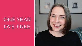 One Year Dye-Free (my grey hair transition)