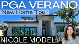 PGA VERANO NEW MODELS - THE NICOLE NEW HOME TOURS IN PORT SAINT LUCIE, FLORIDA