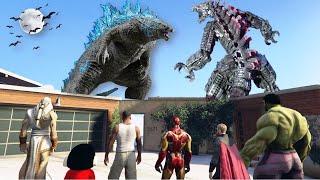 FRANKLIN FIND THE GODZILLA in GTA 5 #boomeruncleplays