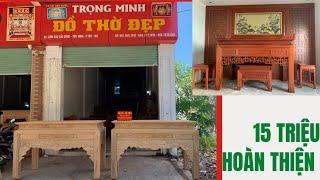 Bàn thờ chuyện Như ý (Sập thờ gỗ Gụ) || Hàng đẹp giá rẻ