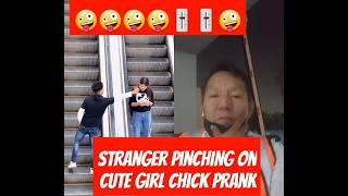 "Cheeky Prank! Pinching Cute Girls' Cheeks in Public  #TooFunny"#ytshorts #prank