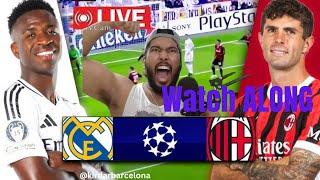 Real madrid Vs AC milan Live | Watch Along & Reaction