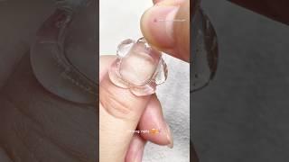 Solid clear jelly glue  #nailextensions #nailart #nailtutorial #nails #nailpolish #nailsart