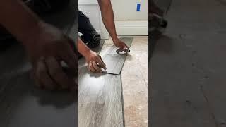 Floor laminate installation