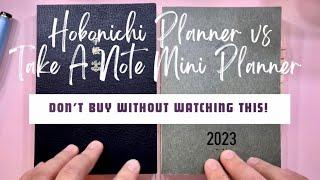 Take a Note Planner VS Hobonichi Planner | Don’t buy without watching this!!