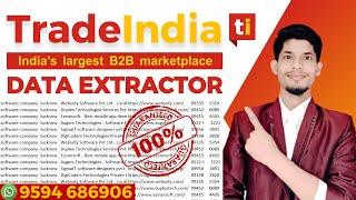 How to Extract Data from TradeIndia   Data Extractor Tutorial