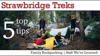 5 Tips for Family Backpacking