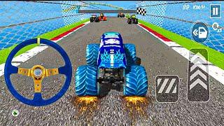 Monster Truck Mega Ramp Extreme Racing Impossible GT Car Stunts Driving Gadi game Android Game #256