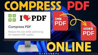 How to Reduce File Size of PDF | Compress PDF Online FREE