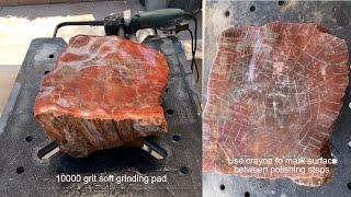 How do you Polish Petrified Wood?