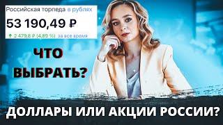 Стоит ли инвестировать в российские акции в 2021? Или лучше покупать доллары? Портфель акций России