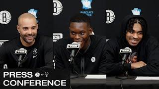 Jordi Fernández, Dennis Schröder And Cam Thomas On Nets' First Win Of '24-25 Season | Nets vs. Bucks